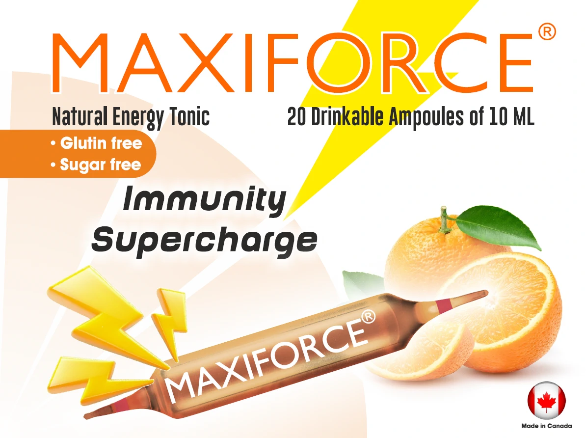 Maxiforce Natural Energy Tonic Drinkable Vials 20*10 ml - Image 2
